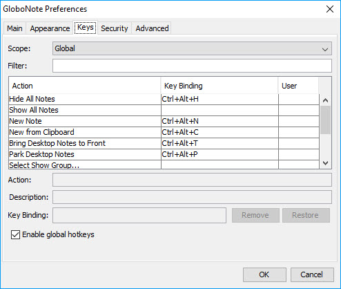 Customize keyboard shortcuts